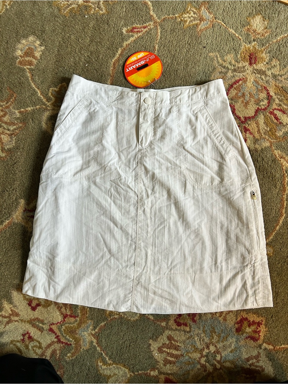 L.L. Bean White Pencil Skirt Size 6